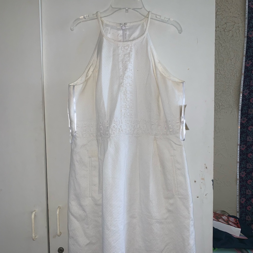 white michael kors dress
